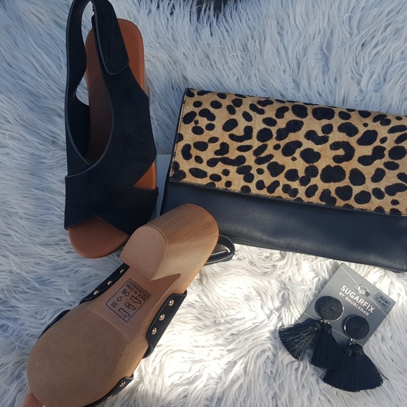 Black suede heels - Picture 3 of 4